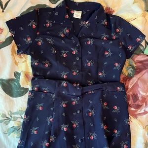 Old navy; blue floral dress